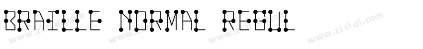 Braille Normal-Regul字体转换